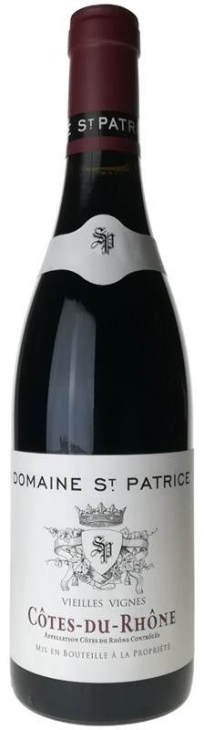 Photo d'introductoin de l'article Côtes du Rhône rouge 2016, domaine Saint-Patrice